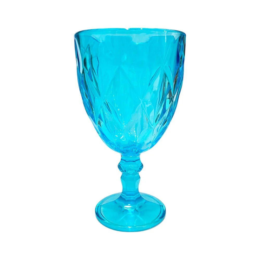 Set de Copas de Vidrio Azul Beneli Home / 3 Piezas / 350 ml - Image 3