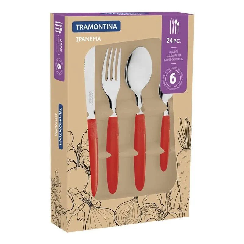 Set De Cubiertos Tramontina De 24 Piezas - Image 2
