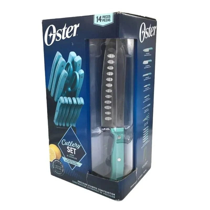 Set De Cuchillos Oster 14 Piezas Aqua - Image 2