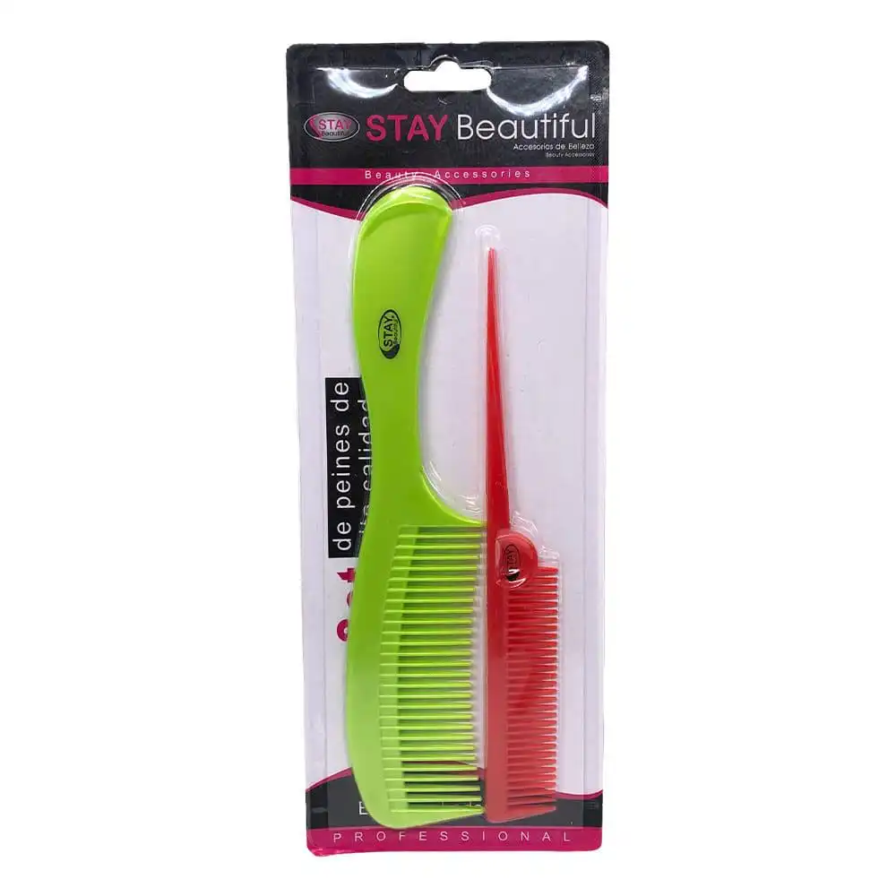 Set de Peinillas Stay Beautiful Para Cabello 2 Piezas - Surtido - Image 2