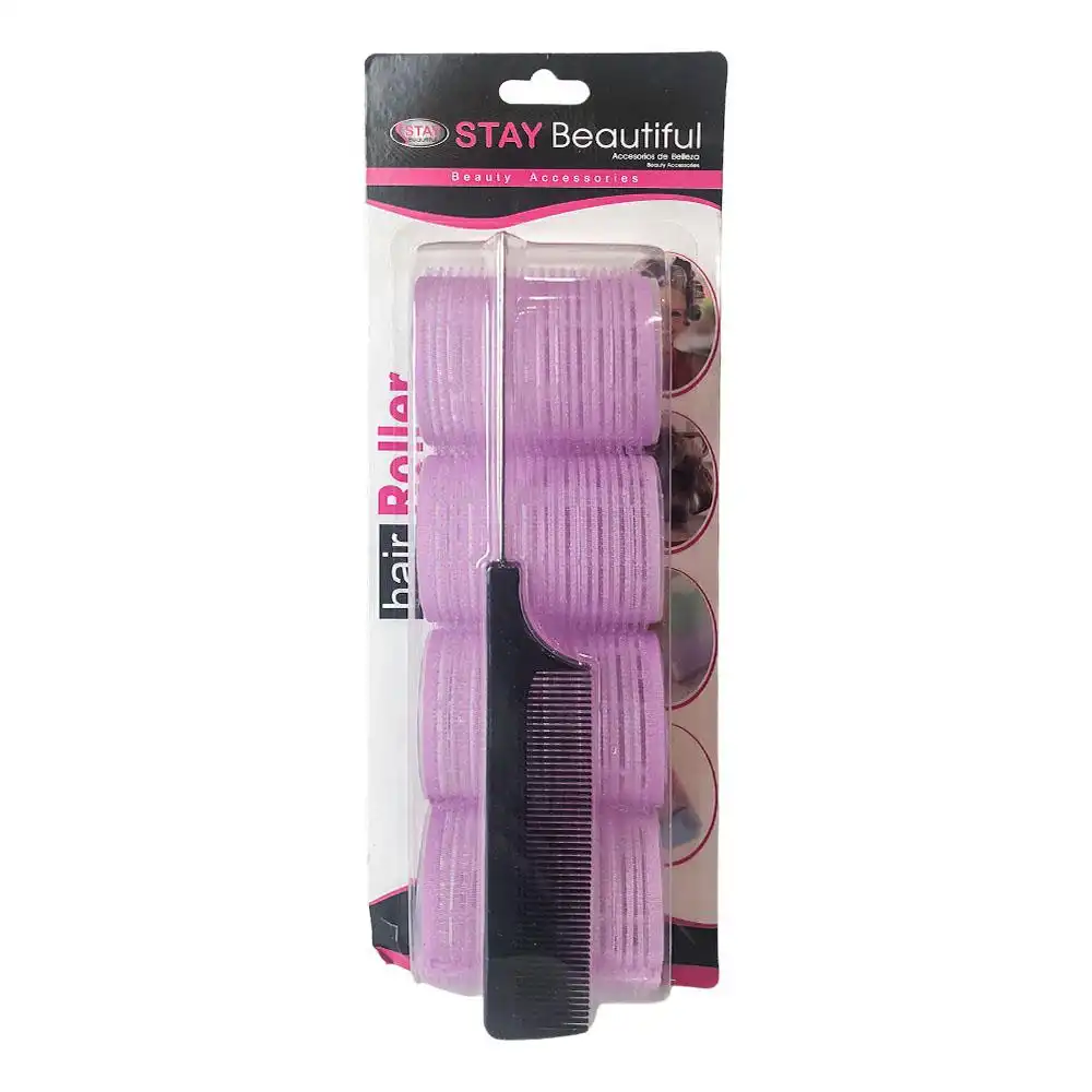 Set de Rollos y Peinilla Stay Beautiful de Velcro - Surtido - Image 3