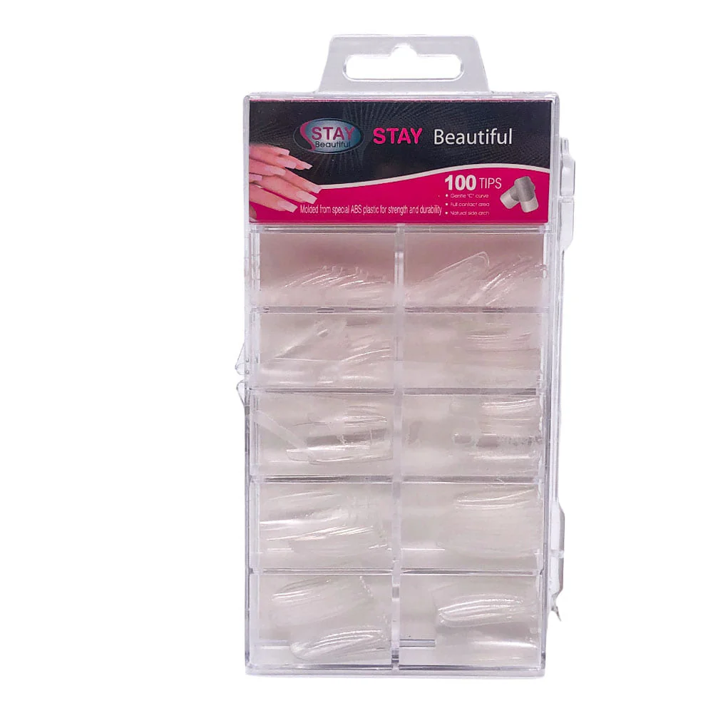 Set De Uñas Falsas Stay Beautiful 100 unidades 1