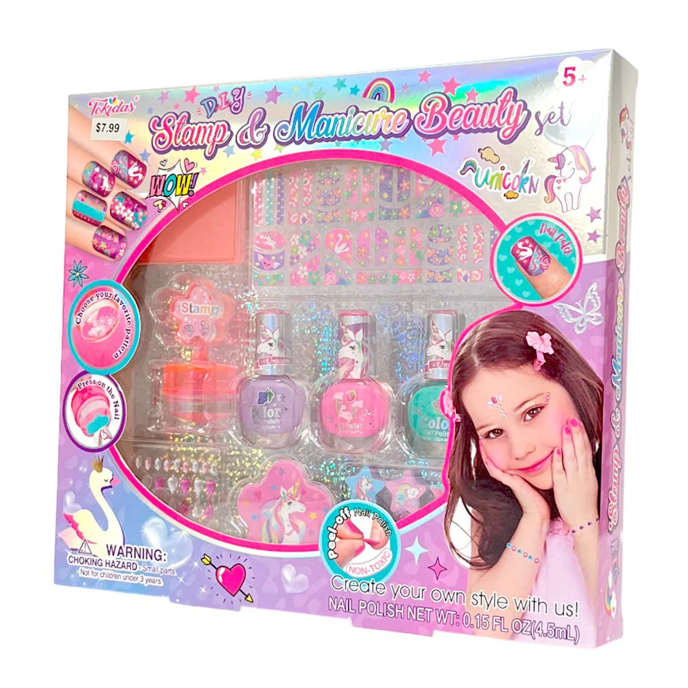 Set Manicure con Sellos de Bricolaje / Tokidas - Image 2