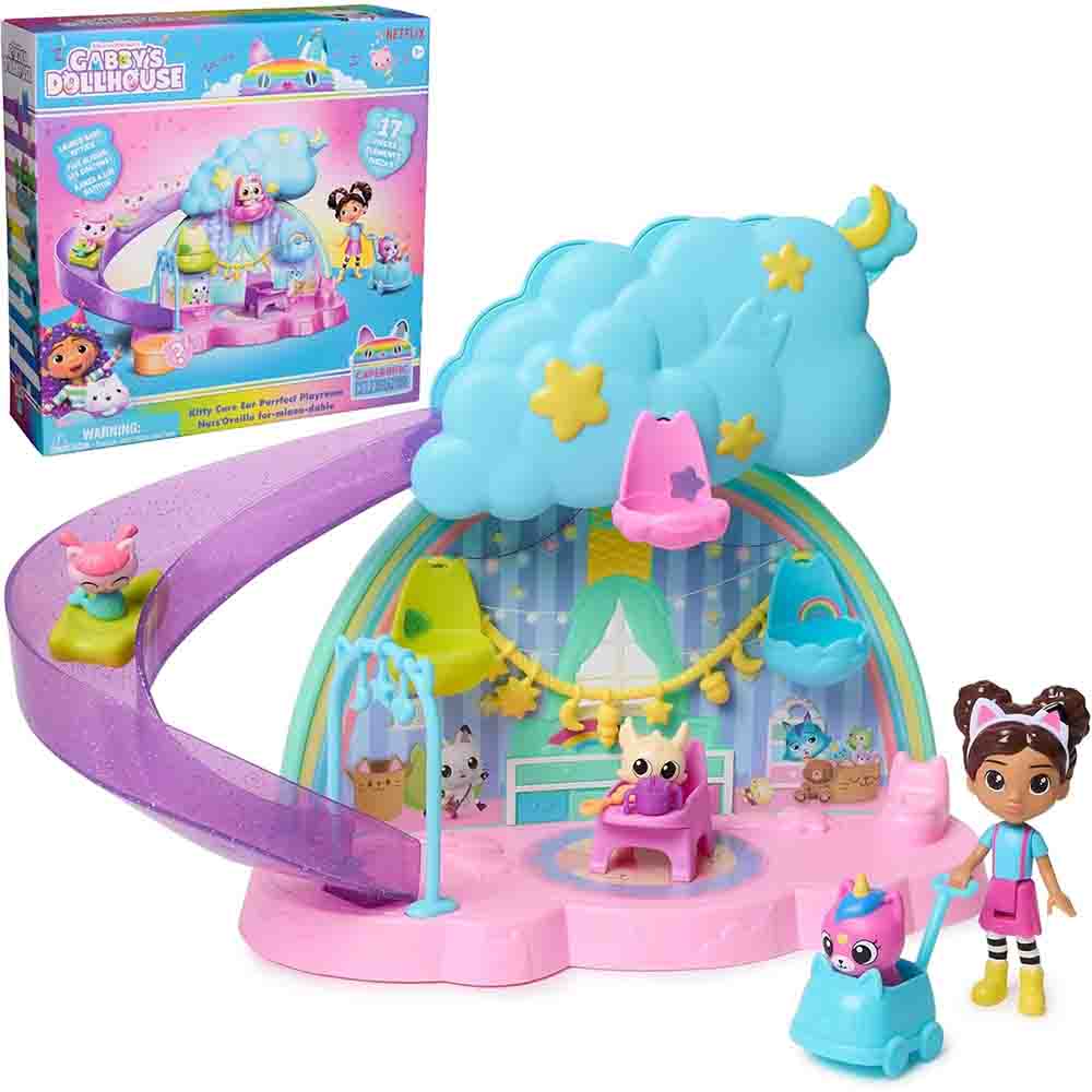 Set salón de juego gatos Gabby's Doll