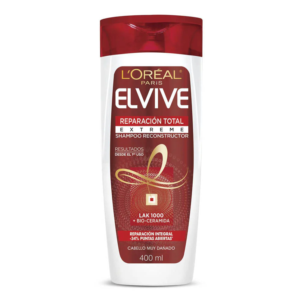 Shampoo Elvive Reparación Total Extrema 370 ml
