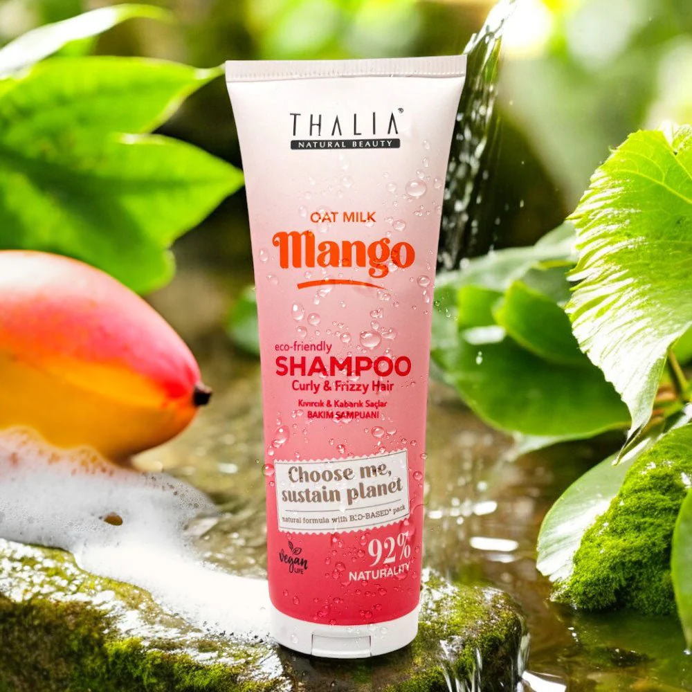 Shampoo Hidratante Thalia Con Leche de Avena y Mango (250 ml) - Para Cabello Rizado