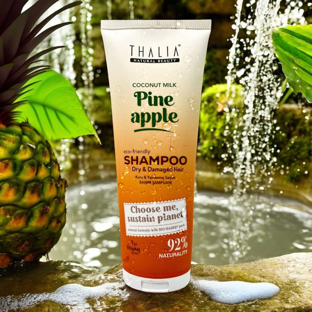 Shampoo Thalia Para Cabello Seco Y Dañado Con Extracto de Piña & Coco