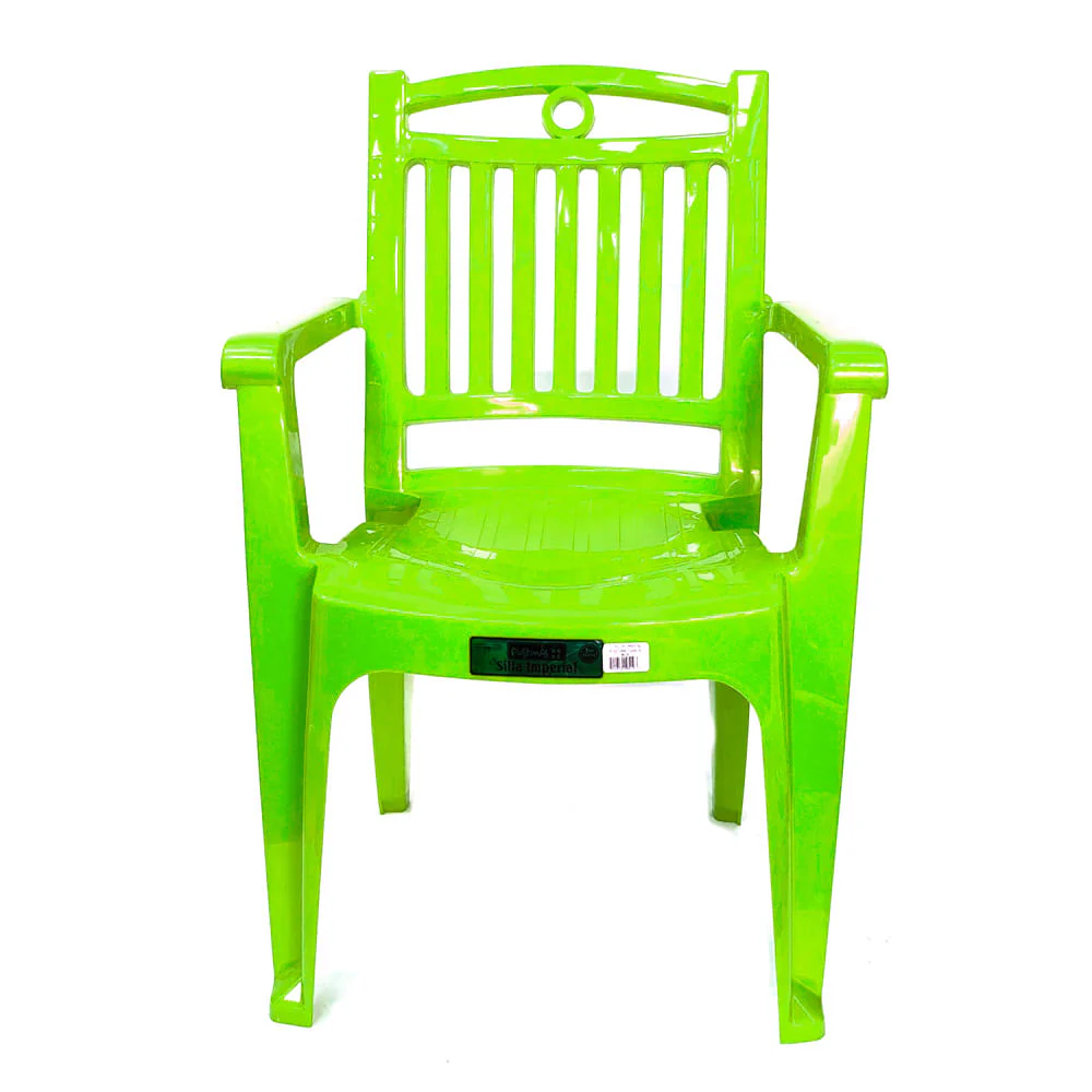 Silla Imperial Plastimas Con Brazos de Plástico 3