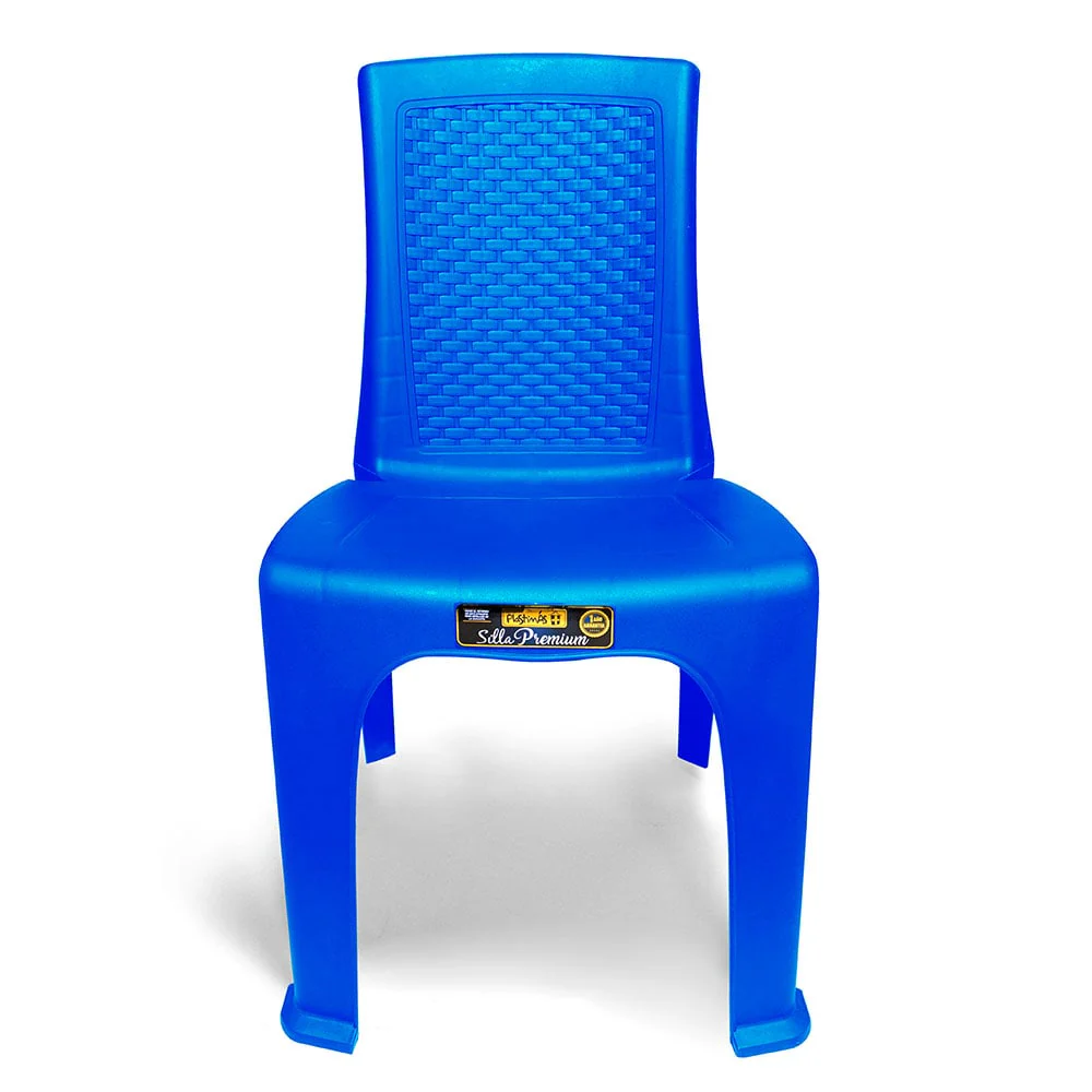 Silla Premiun / Plastimas / Sin Brazos / Azul
