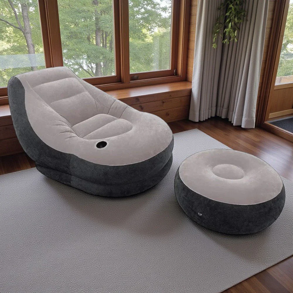 Sillón Y Reposapiés Ultra Lounge Intex