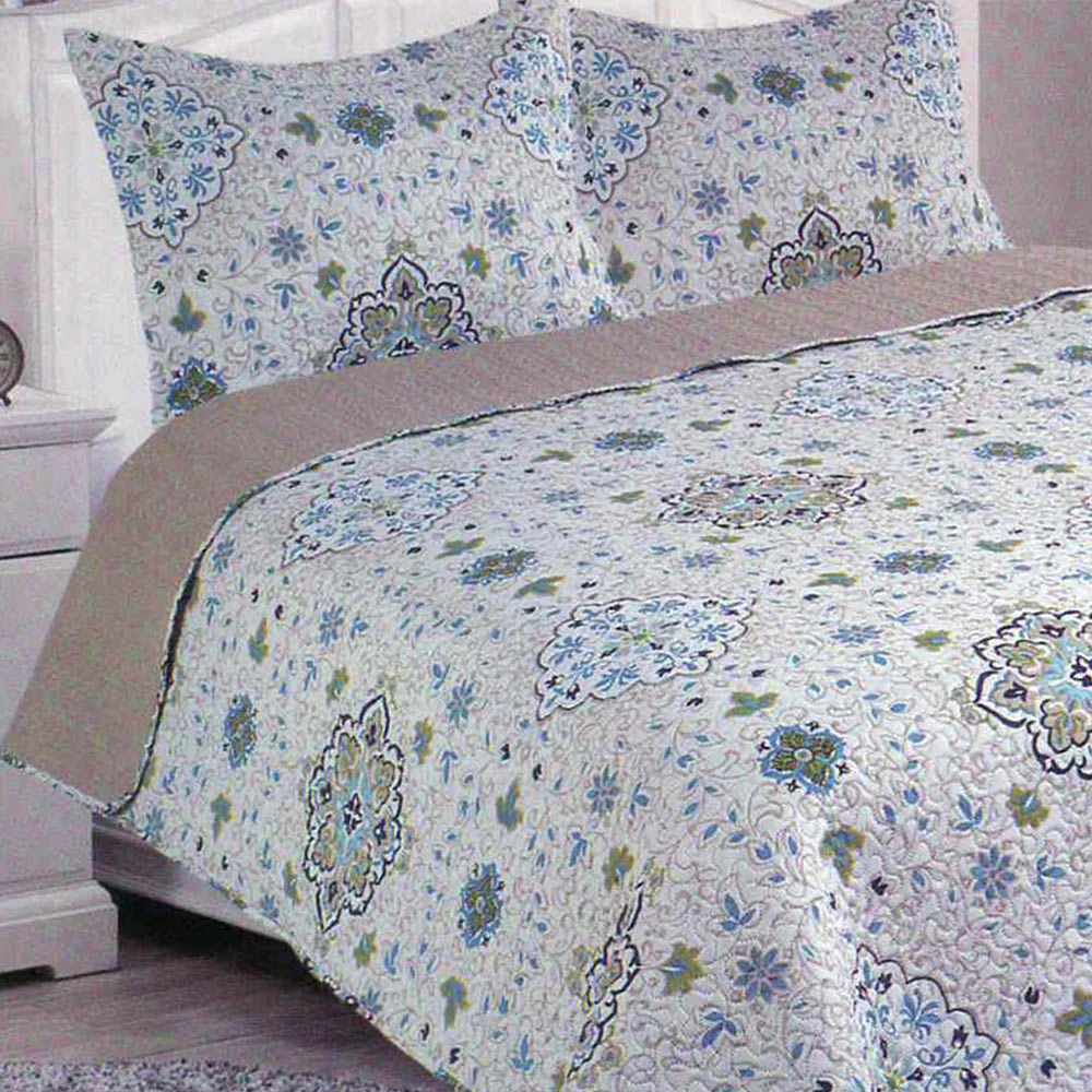 Sobrecama Home Accents Set de 3 Piezas - KING