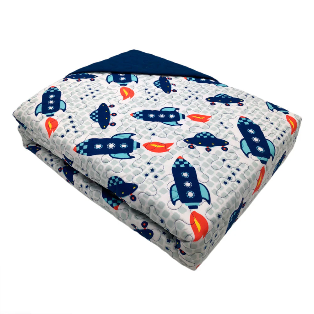 Sobrecama Home Accents Space Reversible - FULL