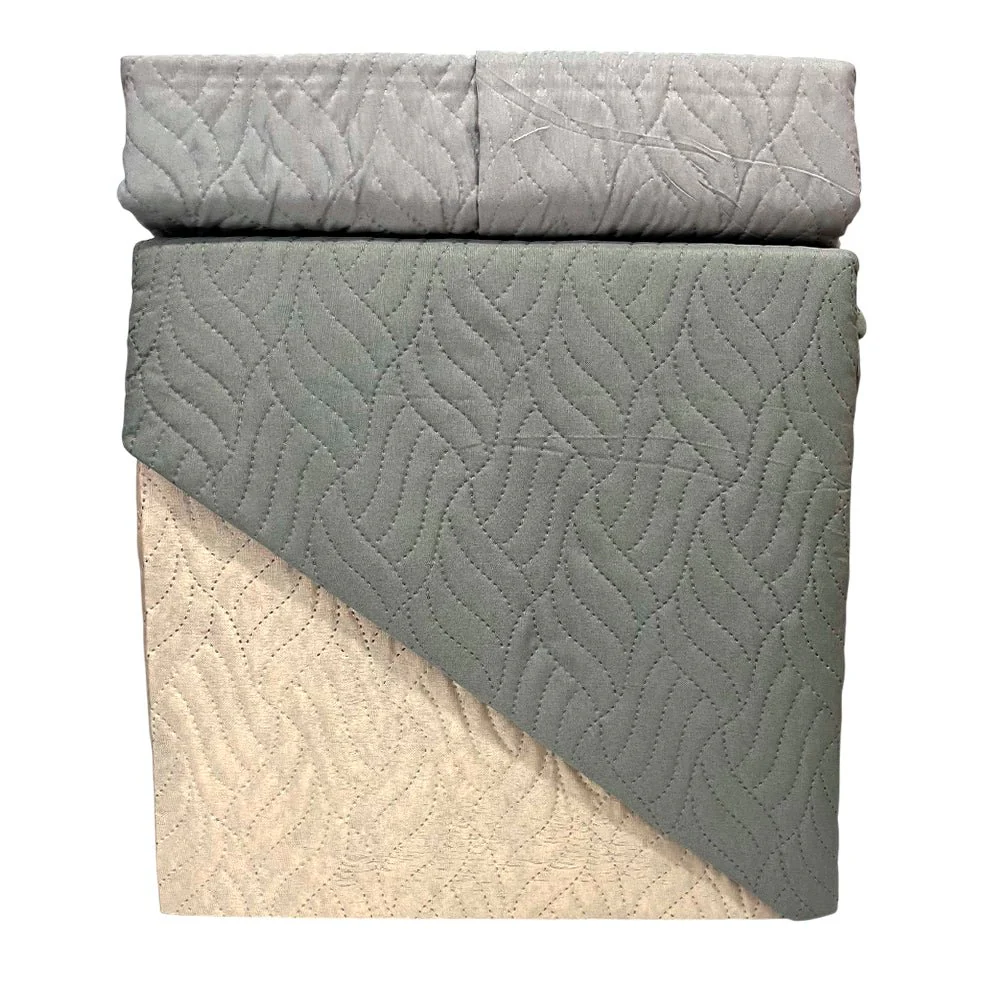 Sobrecama Reversible Queen Home Elegance Set 3 Piezas / Lisa - Image 2