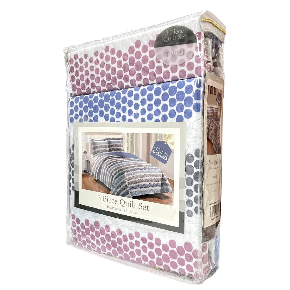 Sobrecama Twin Home Elegance Set 2 Piezas / Estampada / Surtida - Image 3