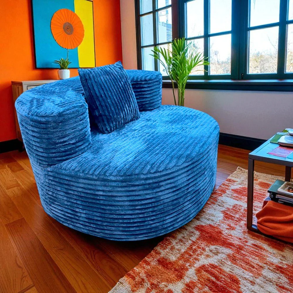 Sofá 1 Puesto Dark Blue Elements Furniture - Image 4