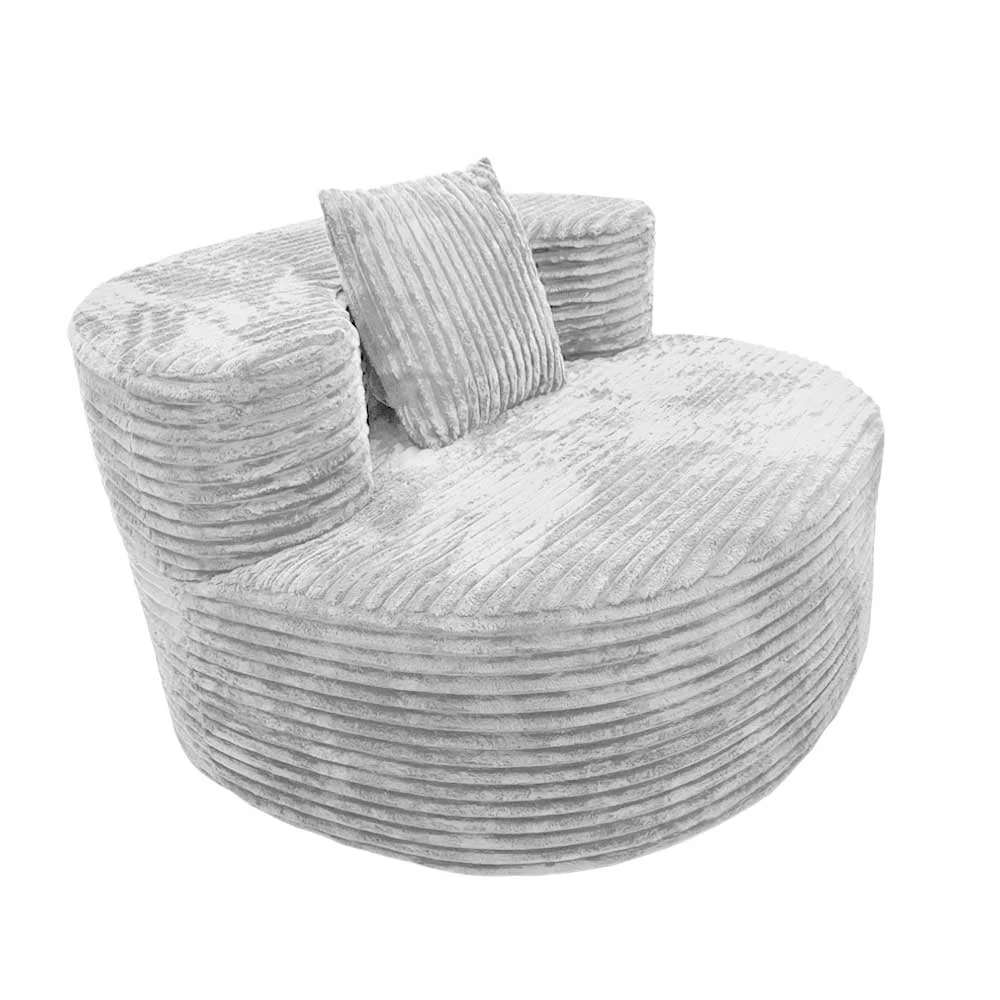 Sofá 1 Puesto Gris Claro Elements Furniture - Image 2