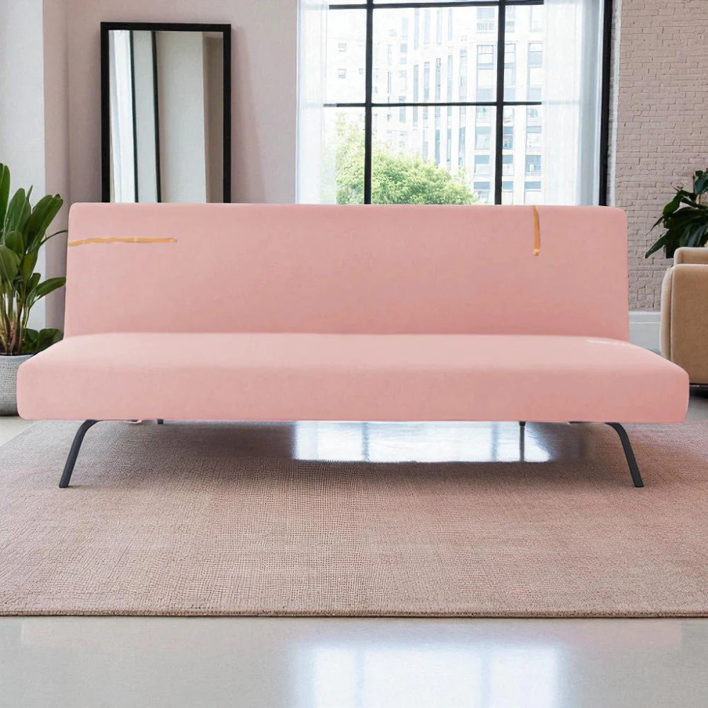 Sofá Cama Venetto Home Base De Metal Pink
