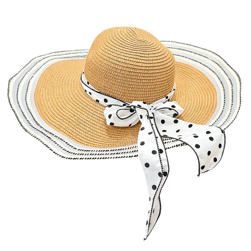 Sombrero Cattani Para Dama / Ala Ancha / Lazo / Surtido - Image 3