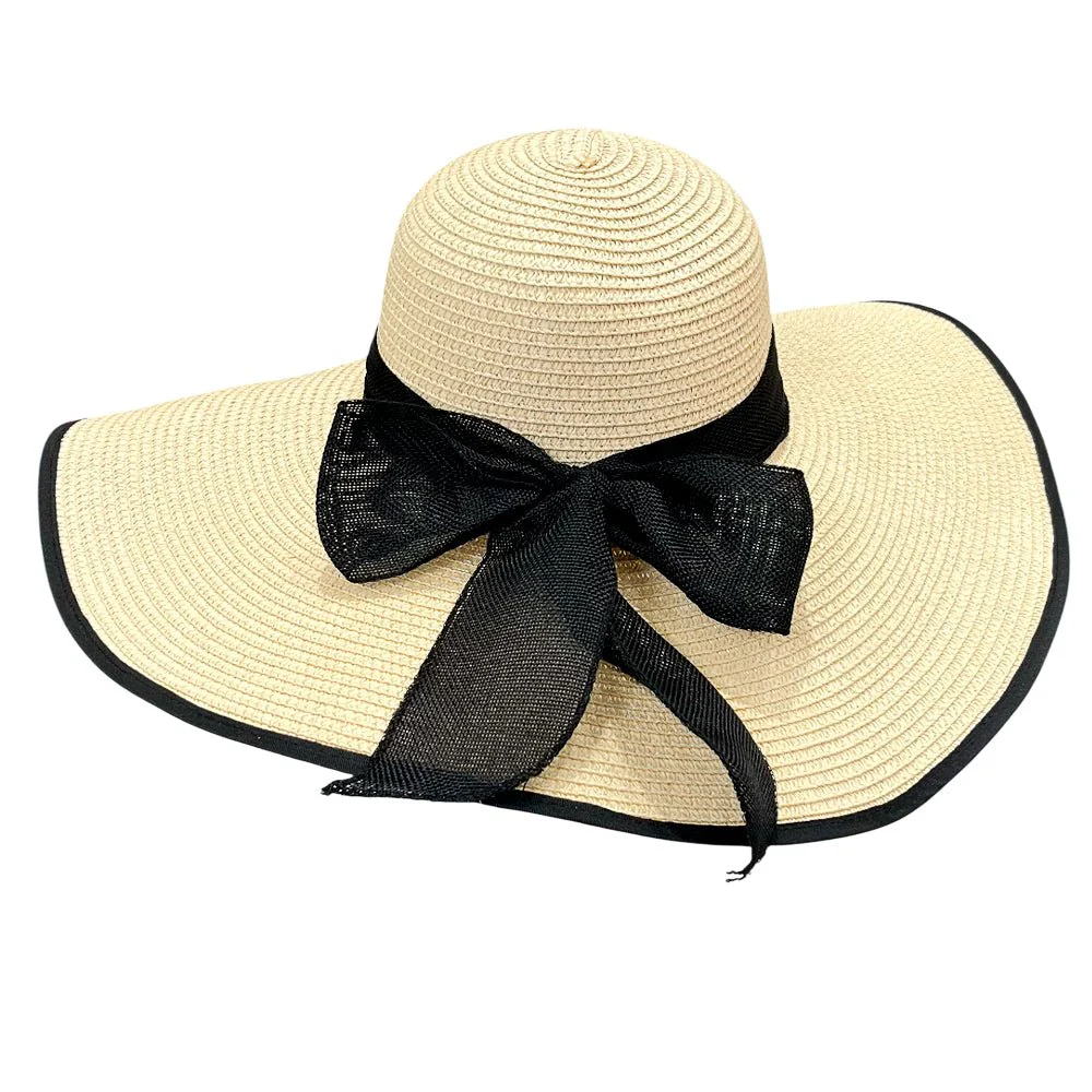 Sombrero de Playa Cattani Para Dama / Ala Ancha / Lazo / Surtido - Image 4