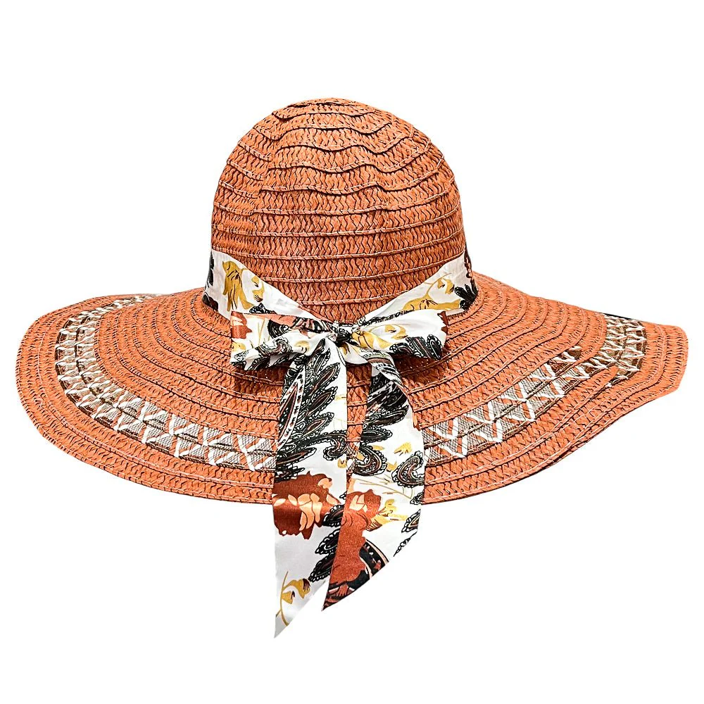 Sombrero de Playa Cattani Para Dama / Ala Corta 12 cm / Con Lazo / Surtido - Image 2