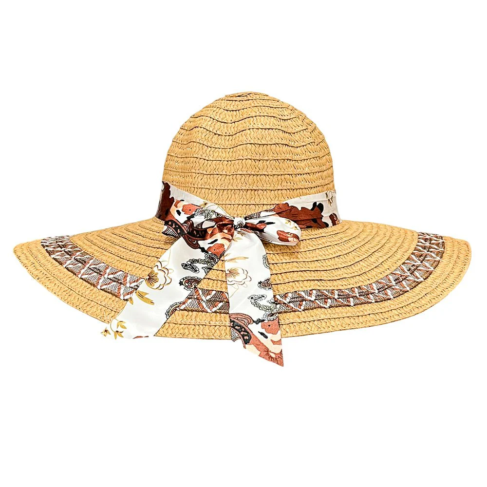 Sombrero de Playa Cattani Para Dama / Ala Corta 12 cm / Con Lazo / Surtido - Image 5