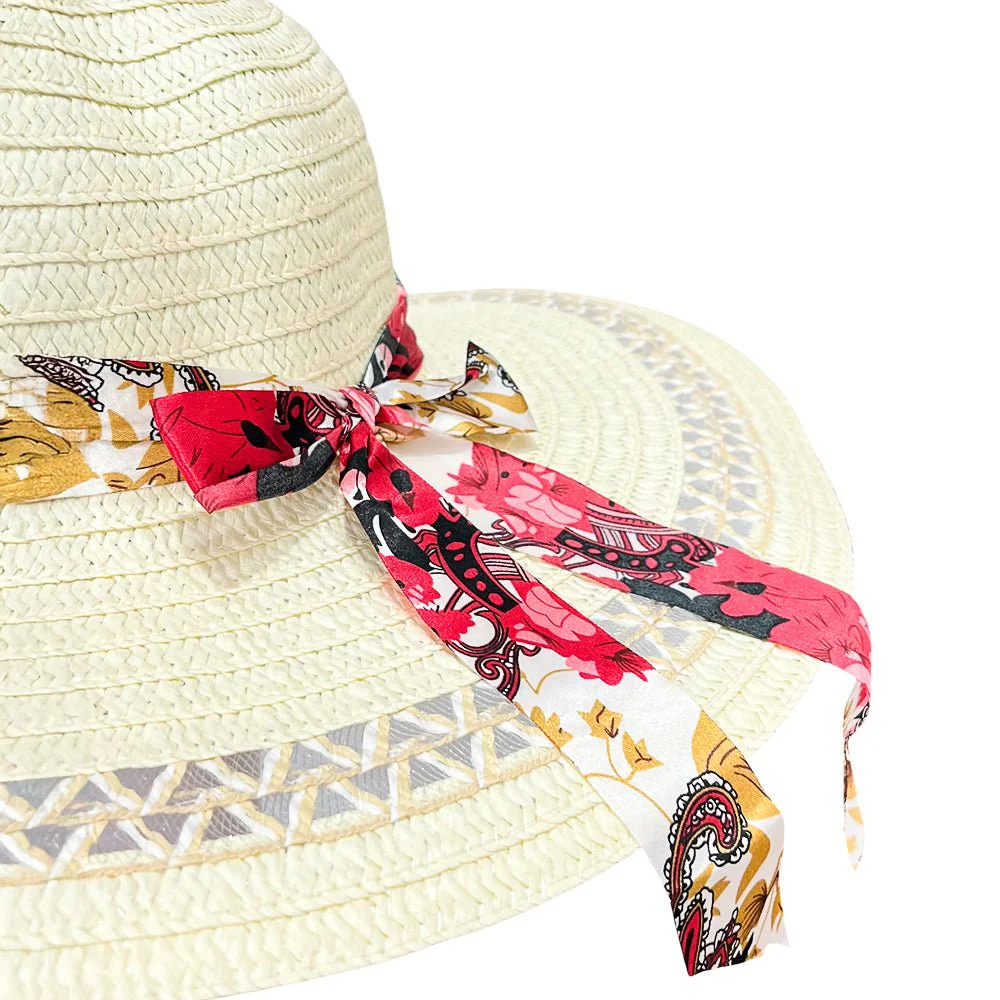 Sombrero de Playa Cattani Para Dama / Ala Corta 12 cm / Con Lazo / Surtido - Image 9