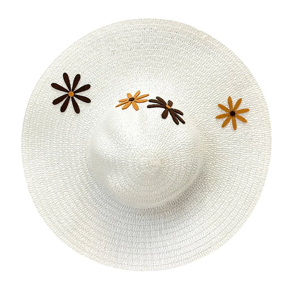 Sombrero de Playa Cattani Para Dama / Ala Corta de 10 cm / Surtido