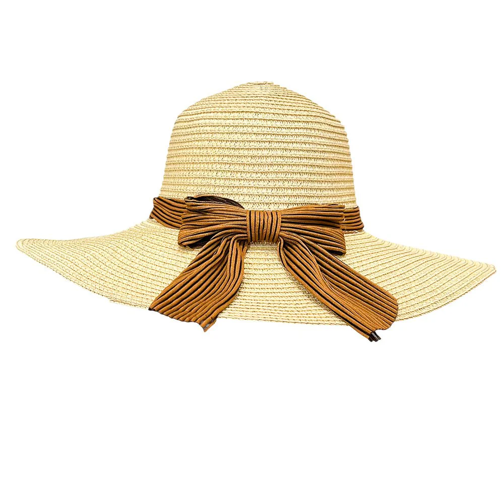 Sombrero de Playa Cattani Para Dama / Ala Corta / Lazo / Surtido - Image 10