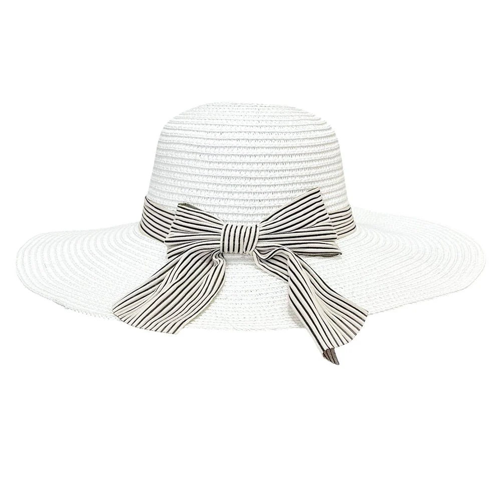 Sombrero de Playa Cattani Para Dama / Ala Corta / Lazo / Surtido - Image 4