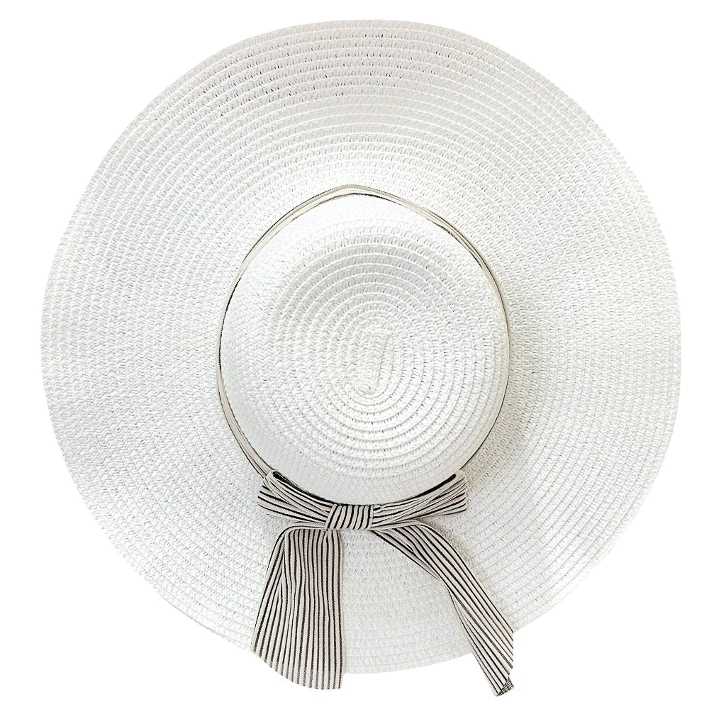 Sombrero de Playa Cattani Para Dama / Ala Corta / Lazo / Surtido - Image 6