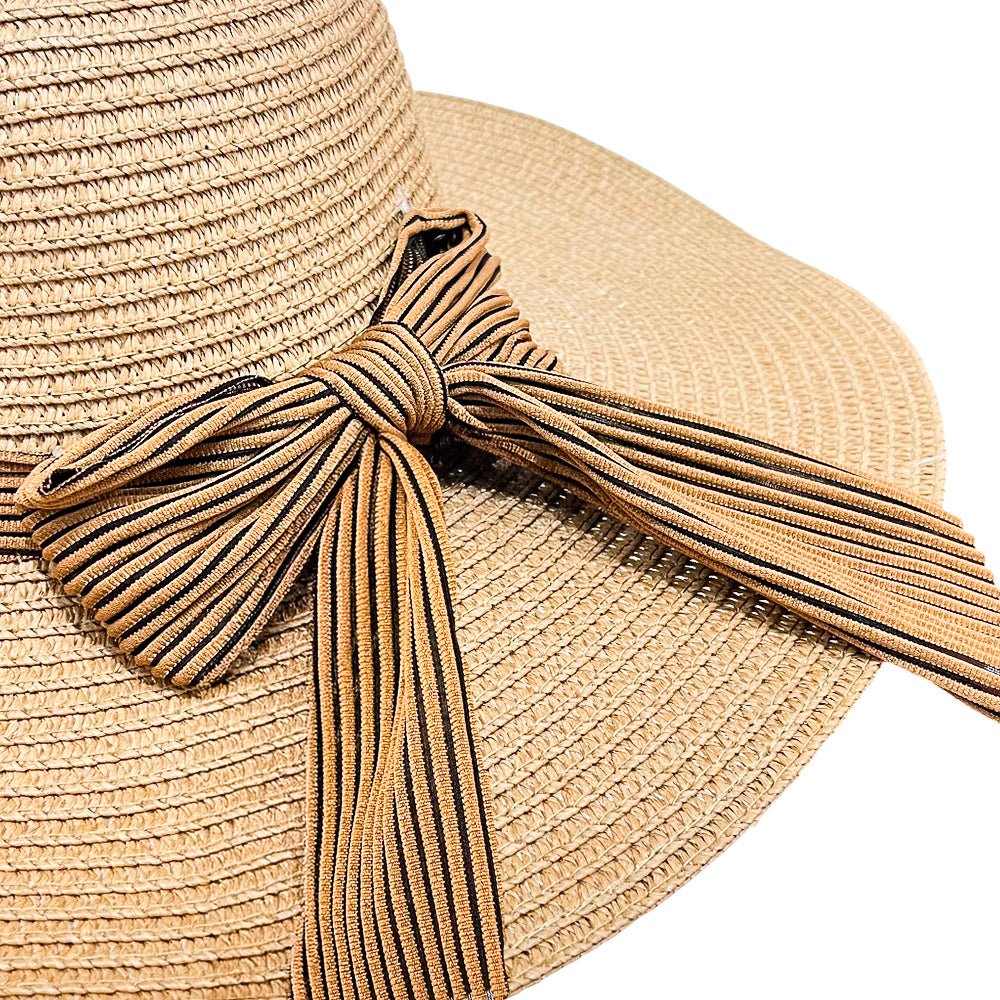 Sombrero de Playa Cattani Para Dama / Ala Corta / Lazo / Surtido - Image 9