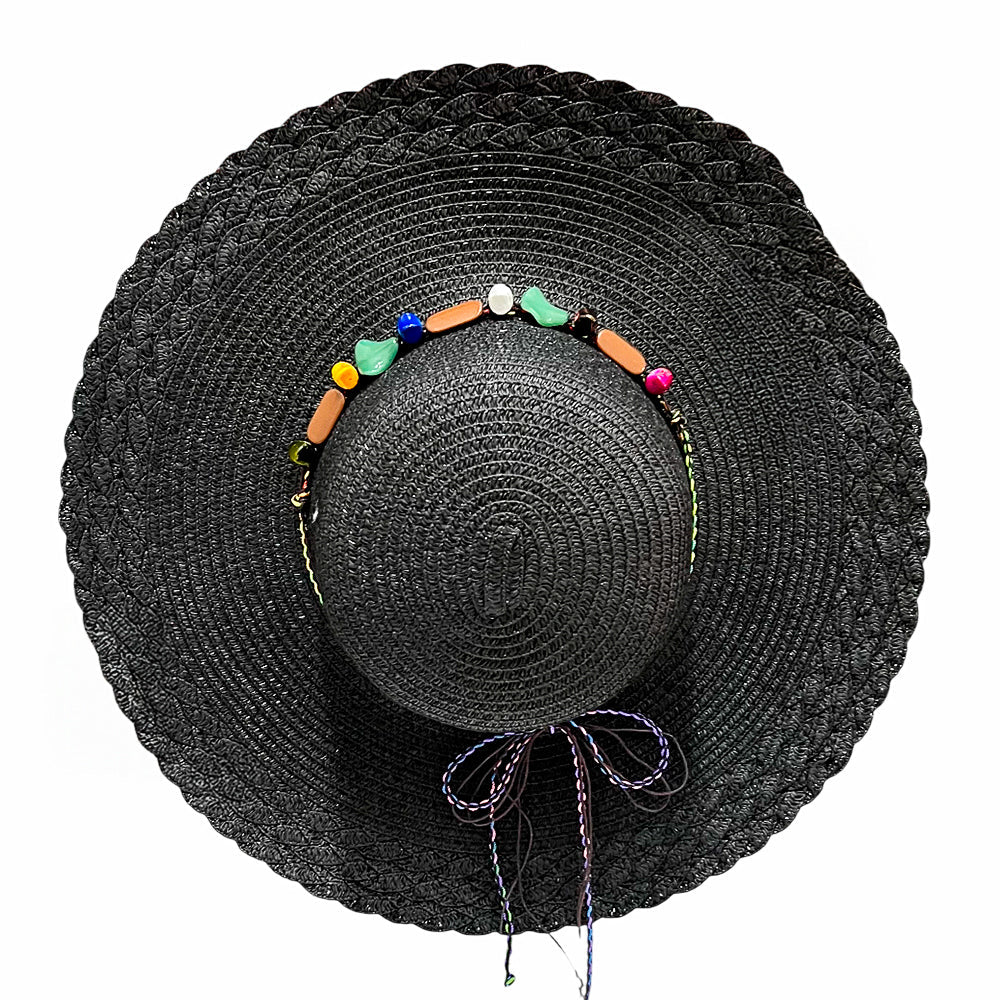 Sombrero de Playa Cattani Para Dama / Ala Larga de 12 cm / Surtido