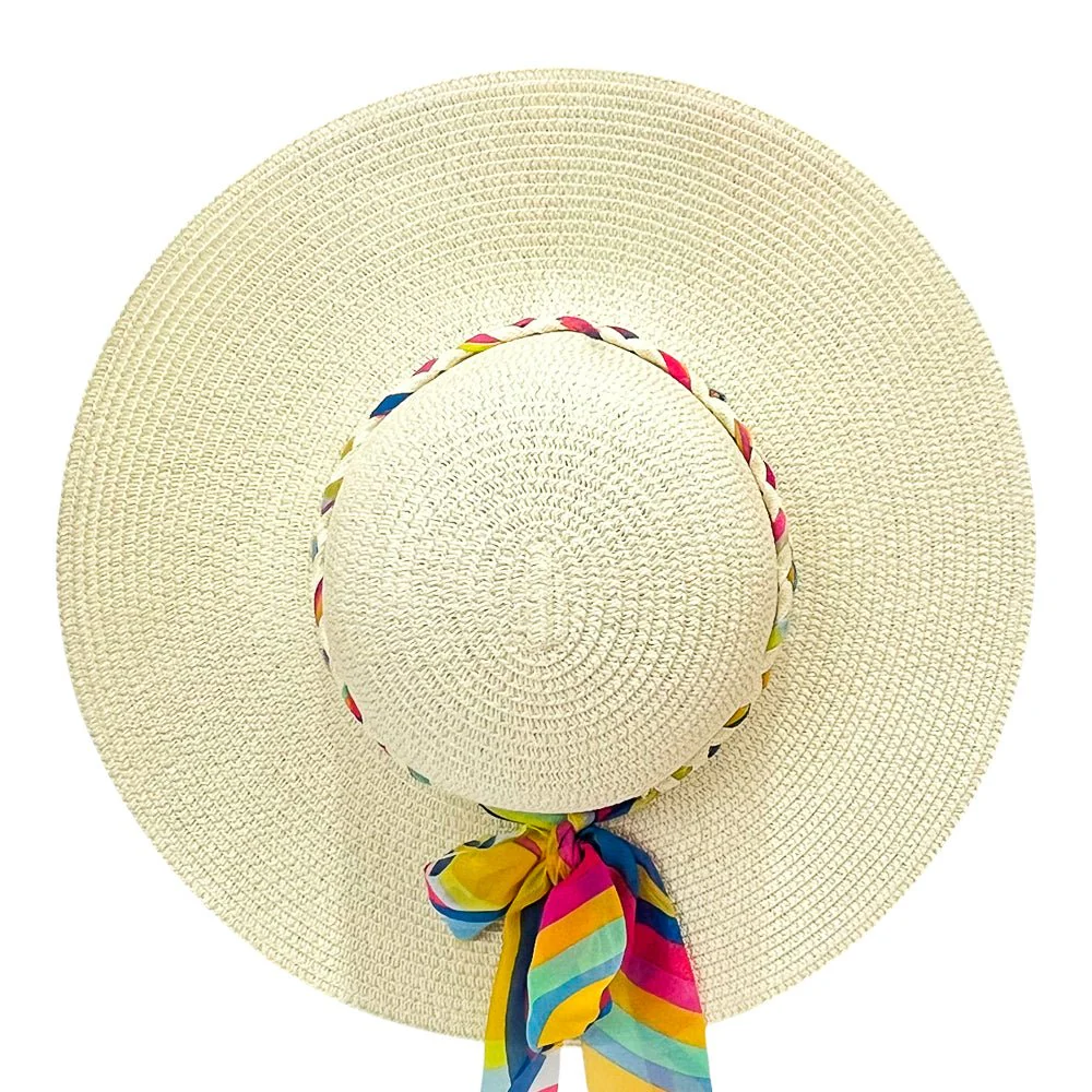 Sombrero de Playa Divine Para Dama / Ala Larga de 12 cm / Surtido - Image 4