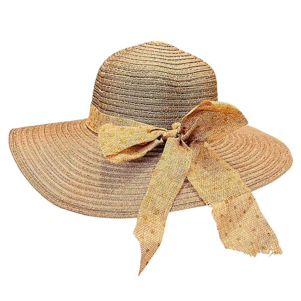 Sombrero de Playa Divine Para Dama / Ala Corta / Con Lazo / Surtido - Image 2