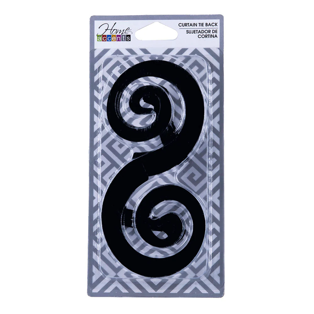 Sujetador De Cortina Home Accents Metal - Gris
