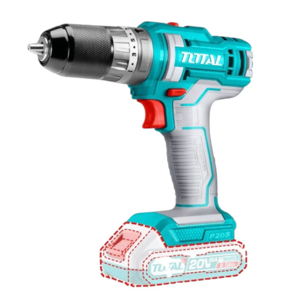 Taladro Drill Inalámbrico Total / 20V De 3/8" / 45Nm 0-1500Rpm - Image 2
