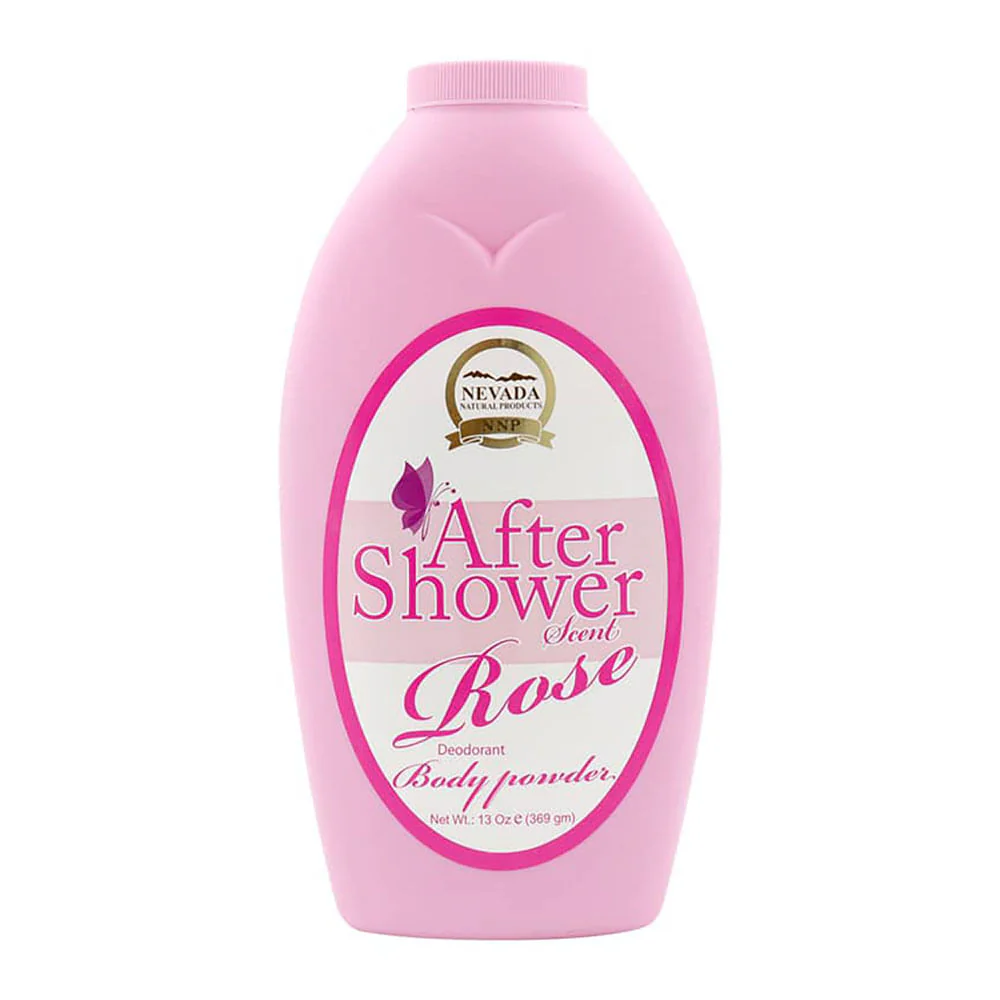 Talco Nevada After Shower Scent Rose 13 Oz