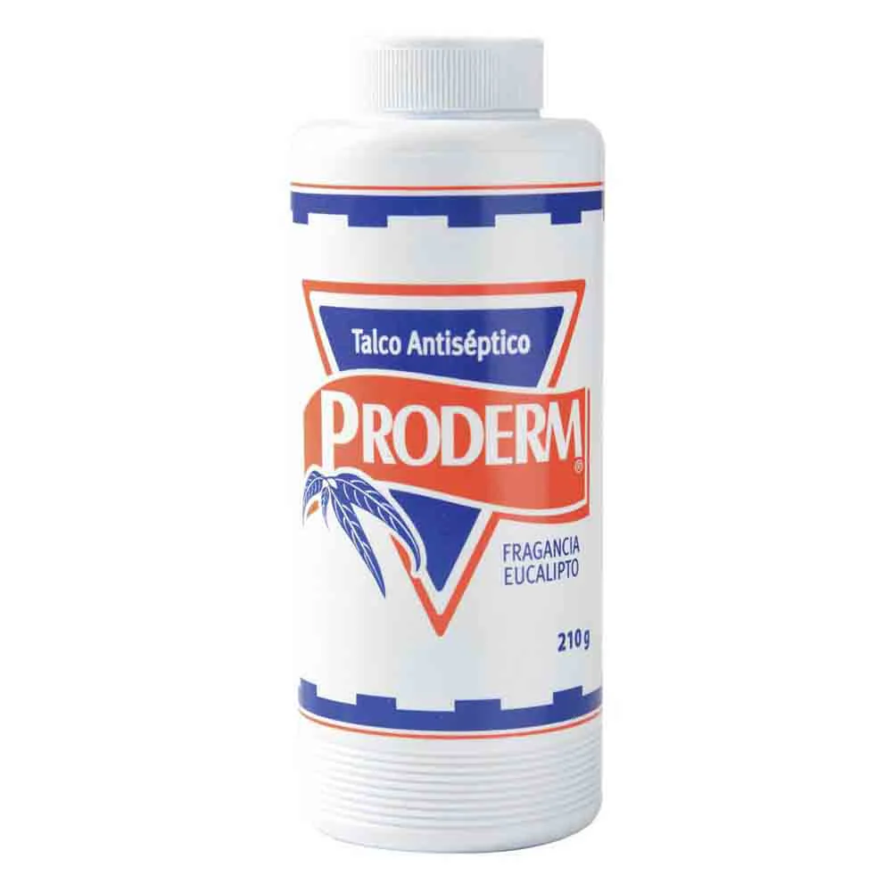 Talco Proderm Antiséptico Eucalipto 210 g