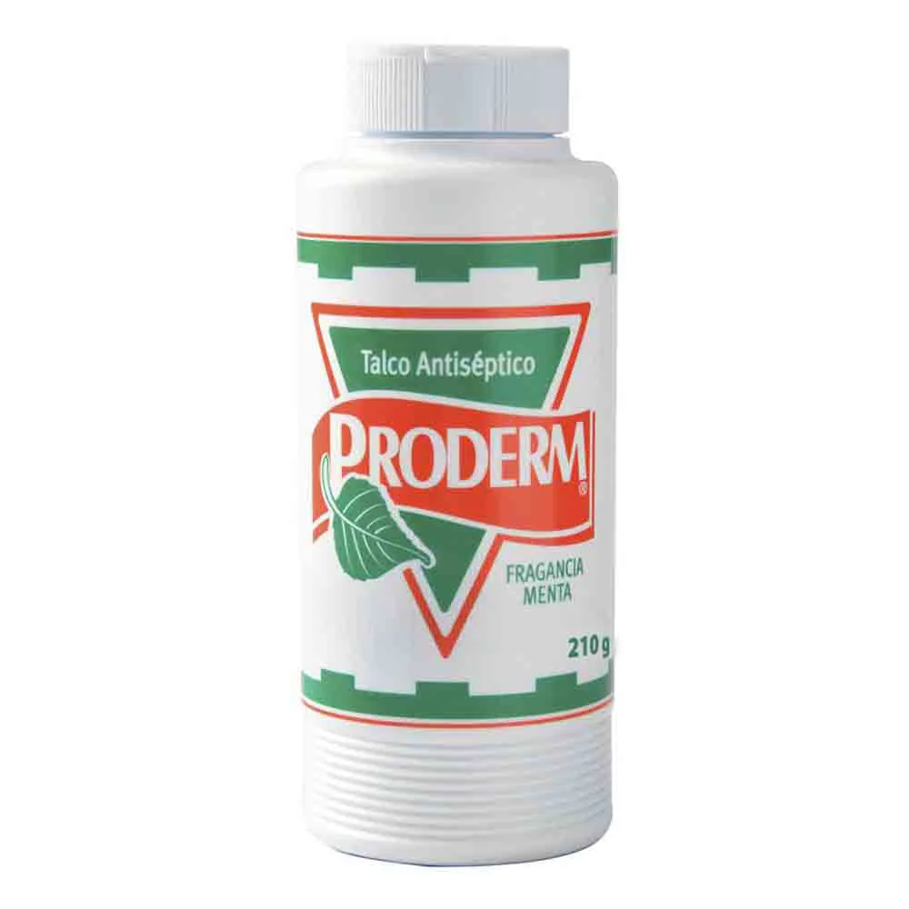 Talco Proderm Menta 210 g
