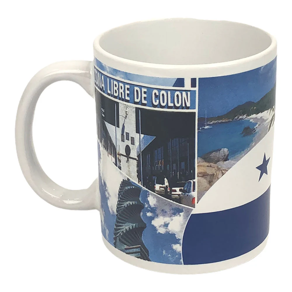 Taza Daily Usa Panama de Cerámica 13Oz