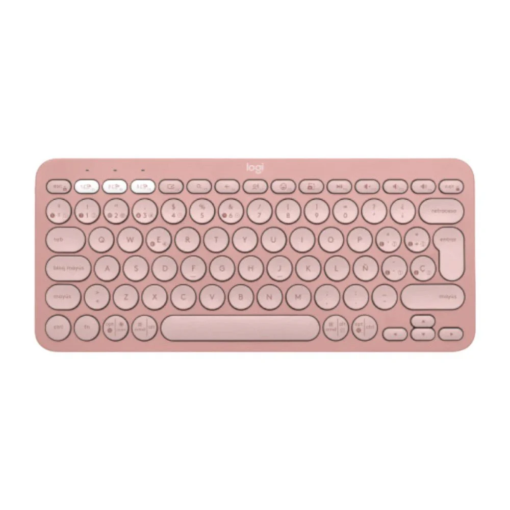Teclado Logitech Pebble Keys 2 K380 - Rosado - Image 2