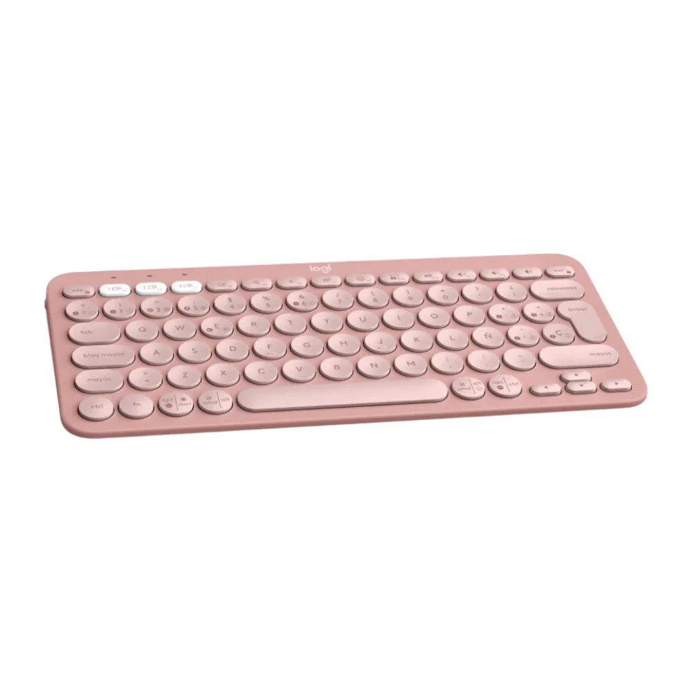 Teclado Logitech Pebble Keys 2 K380 - Rosado - Image 3