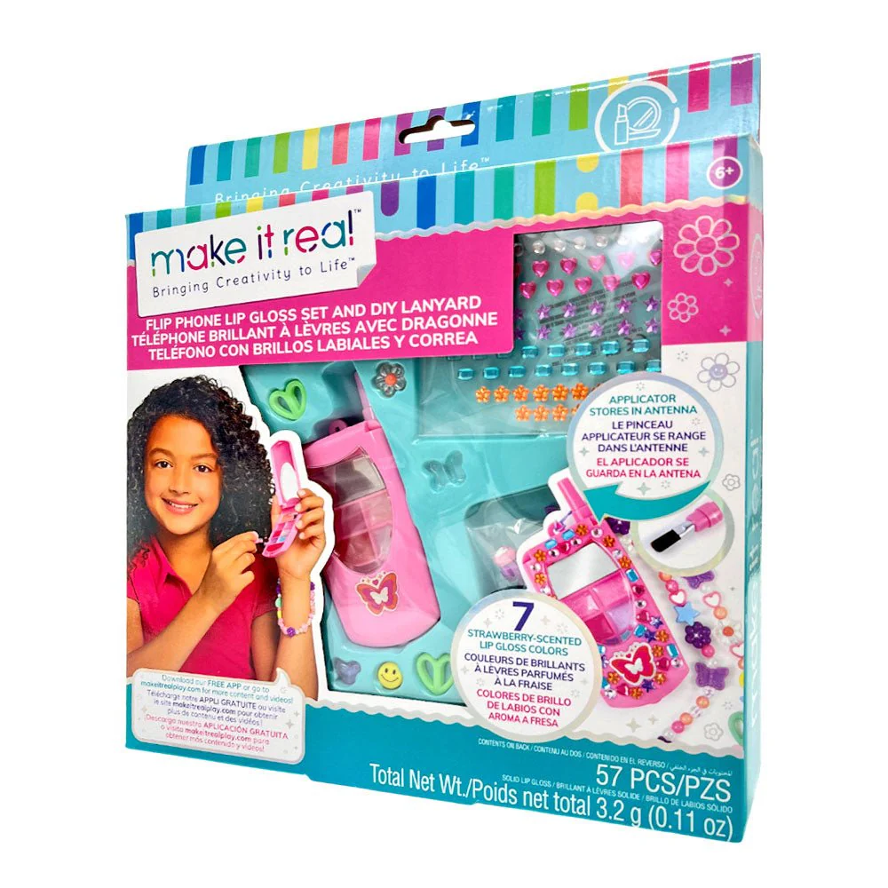 Teléfono Con Brillos Labiales y Correa / Make It Real - Image 2