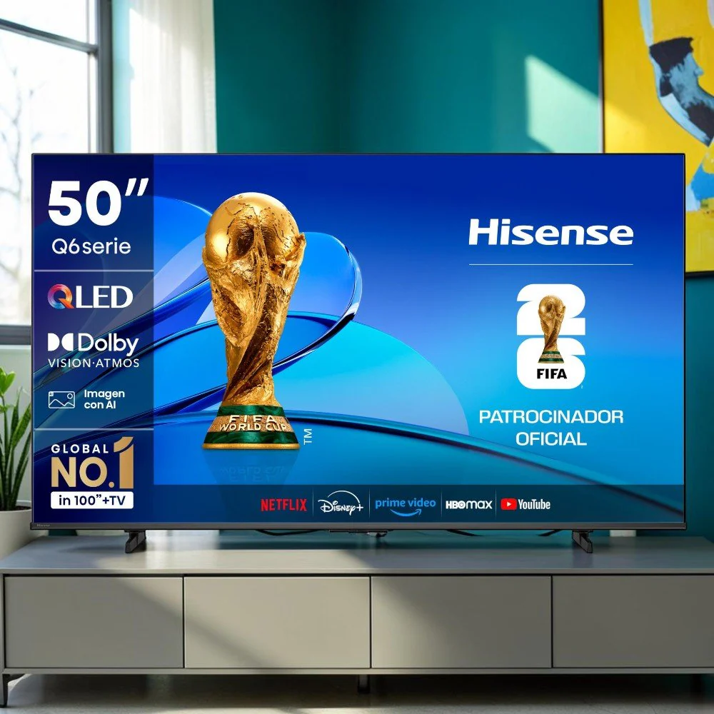 Televisor Hisense 50" QLED / VIDAA / 50Q6Q