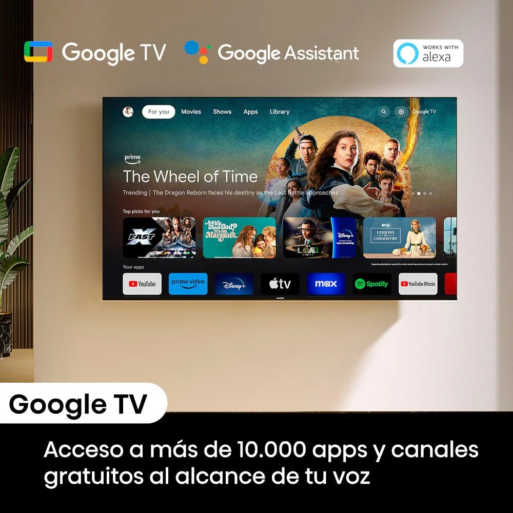 Televisor Hisense 55" ULED MiniLED 4K / Google TV / 55U6N - Image 6