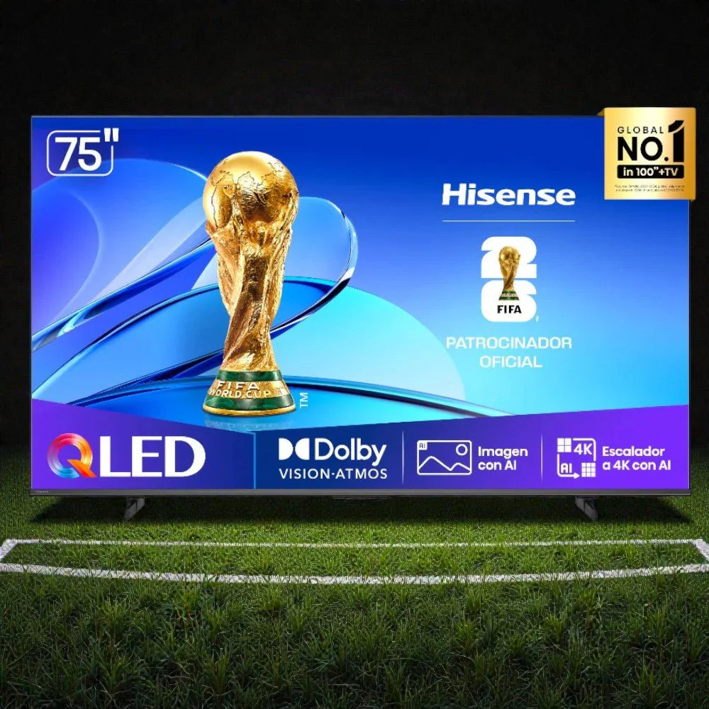 Televisor Hisense 75” / Smart TV / VIDAA / 75Q6QV