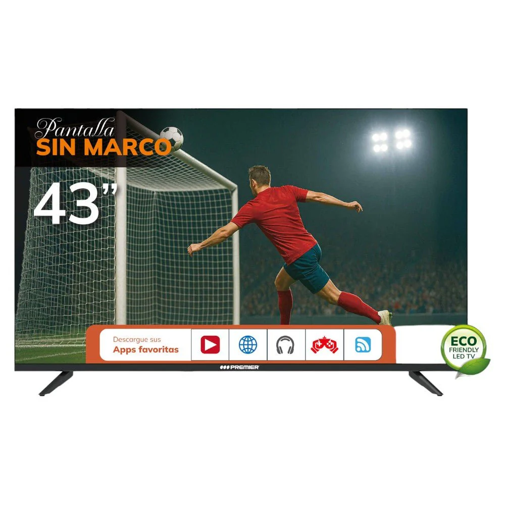 Televisor Premier 43" / FHD Smart / Sin Marco / DVB-12