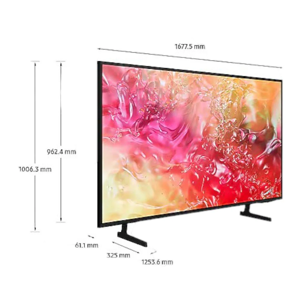 Televisor Samsung 75" Crystal UHD 4K DU7000 Smart TV - Image 4