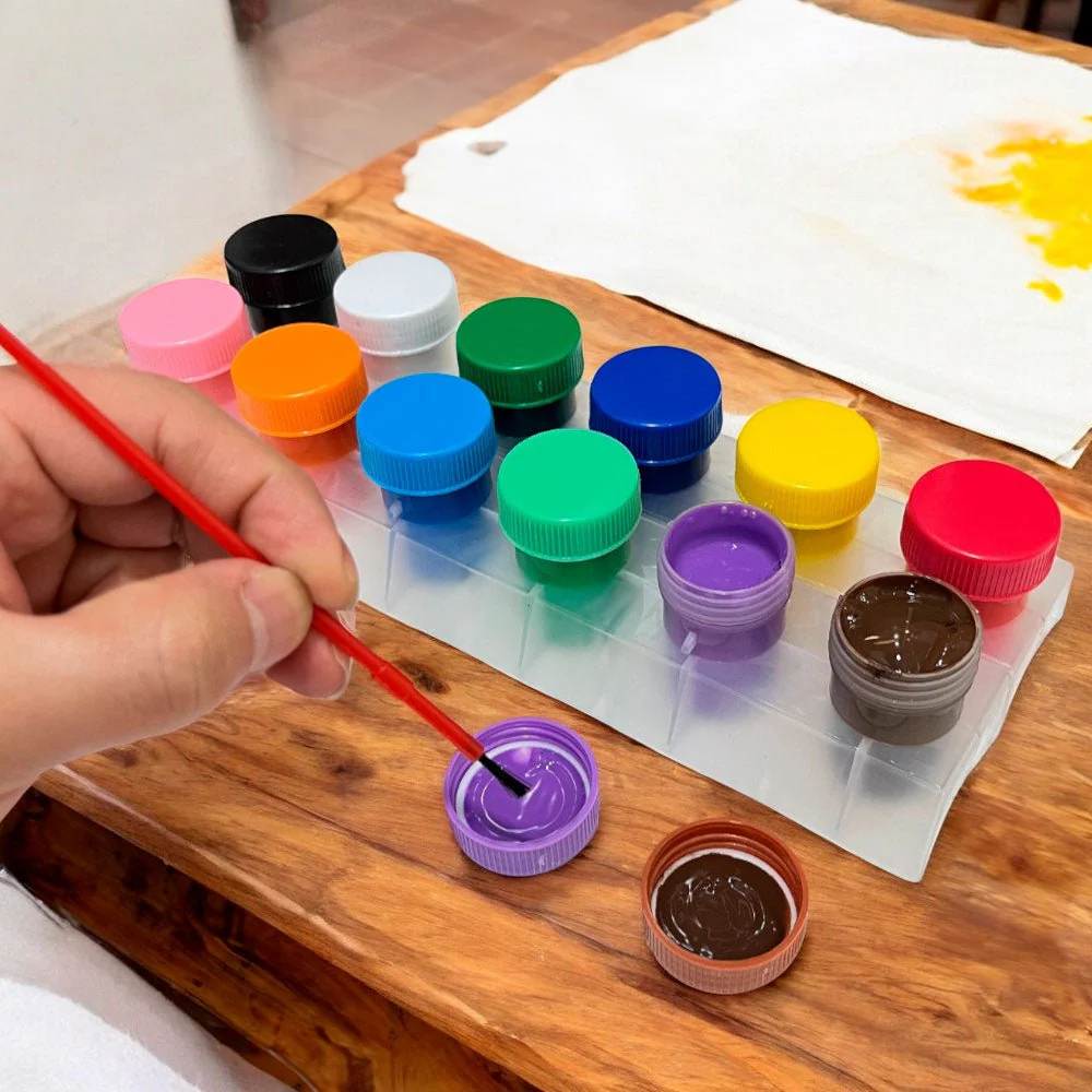 Tempera Imagen School / 12 Colores - Brillantes