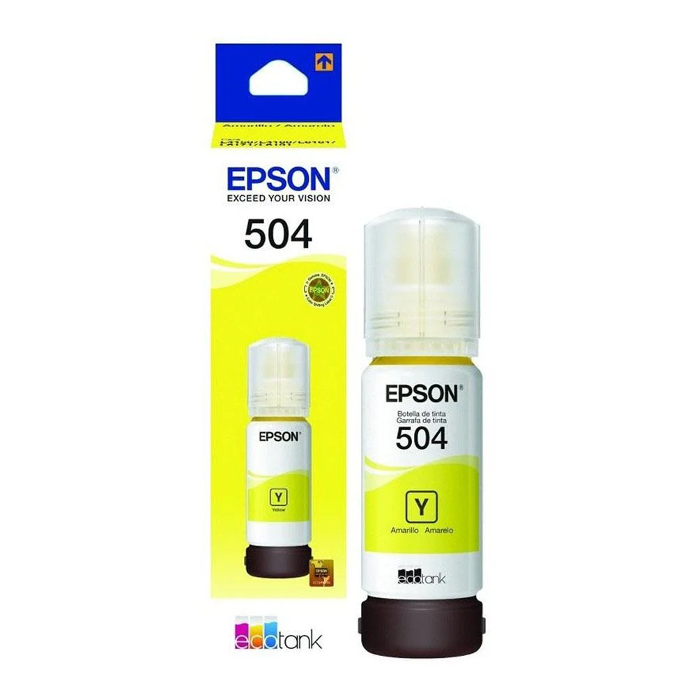 Tinta Para Impresora Epson 504 Amarillo - Image 2